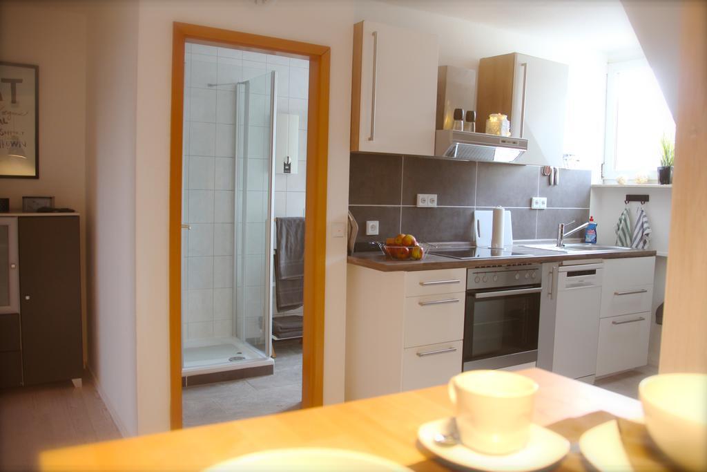 Ferienwohnung Kirchturmblick Euren トリーア エクステリア 写真